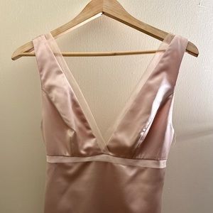 Gorgeous Dessy Collection champagne dress - Size 8